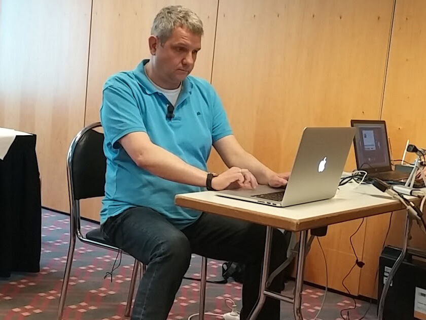 Robert Deutz за работой