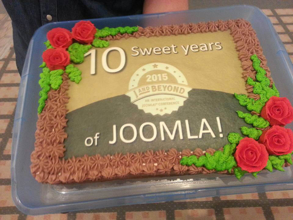 Тортик Joomla. На всех желающих не хватило :-)