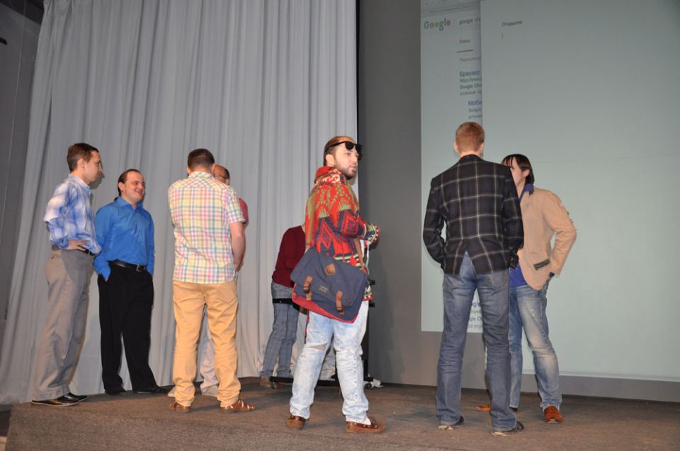 Joomladay Russia 2014 - Докладчики перед выступлением