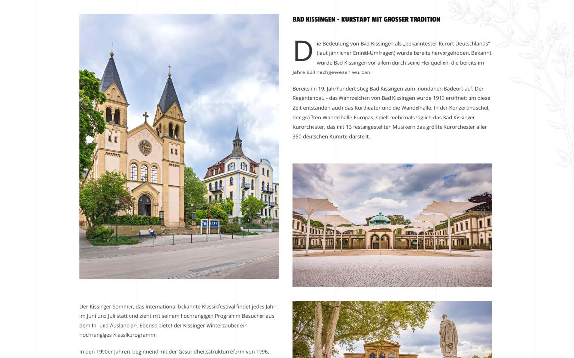 Сайт компании KEG Immobilien