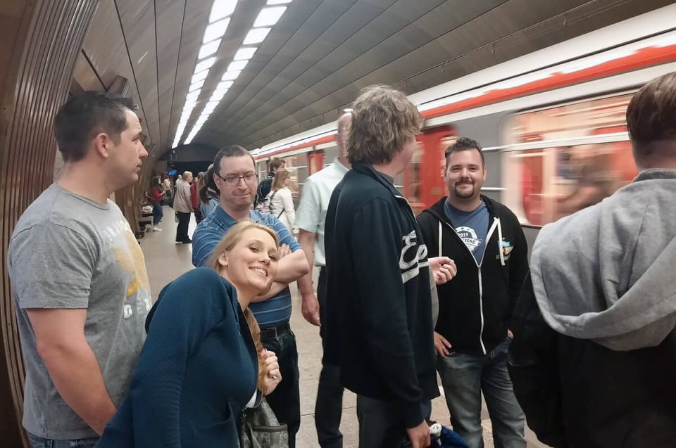 Джумлисты в пражском метро